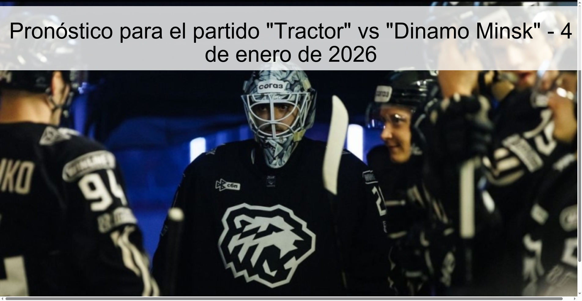 Prediction for the match 