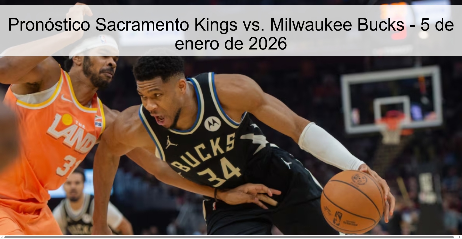 Sacramento Kings vs. Prediction Milwaukee Bucks – January 5, 2026
