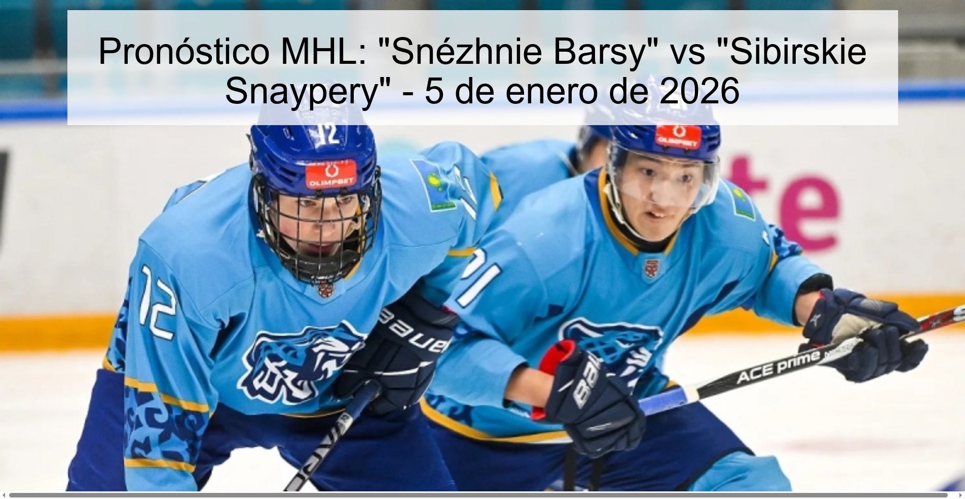 MHL Forecast: 