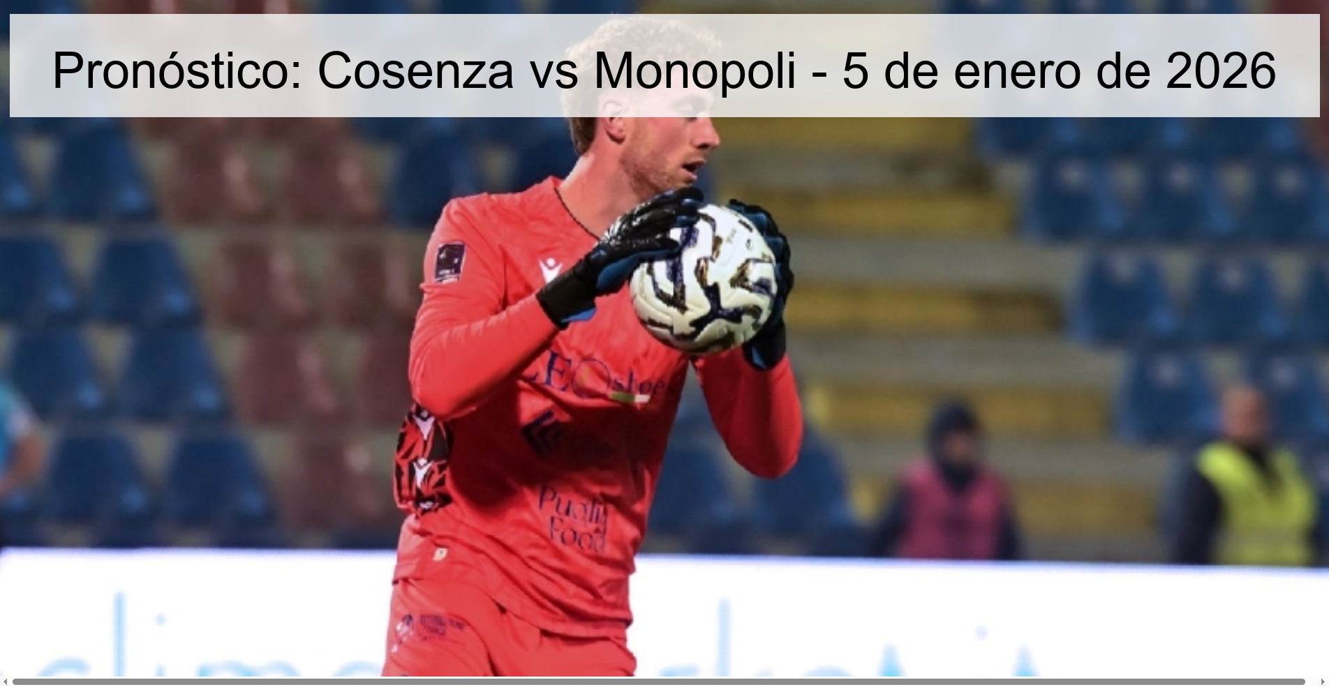 Prediction: Cosenza vs Monopoli – January 5, 2026