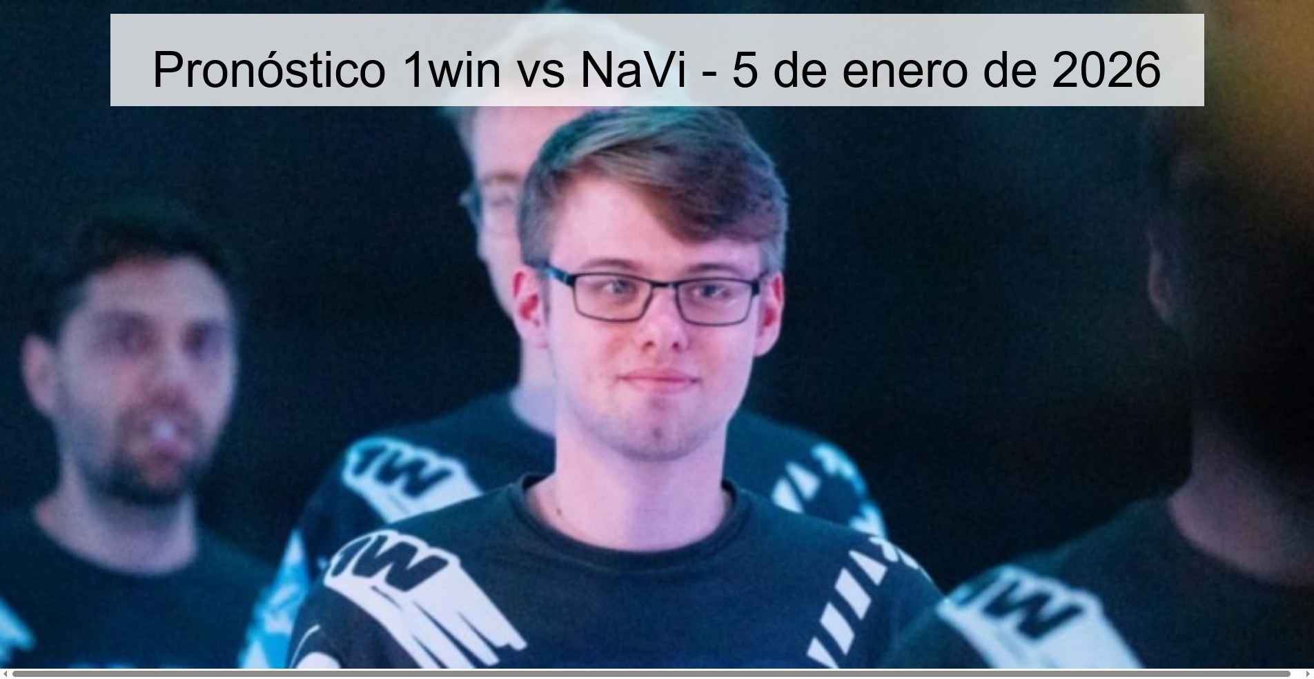 Pronóstico 1win vs NaVi - 5 de enero de 2026
