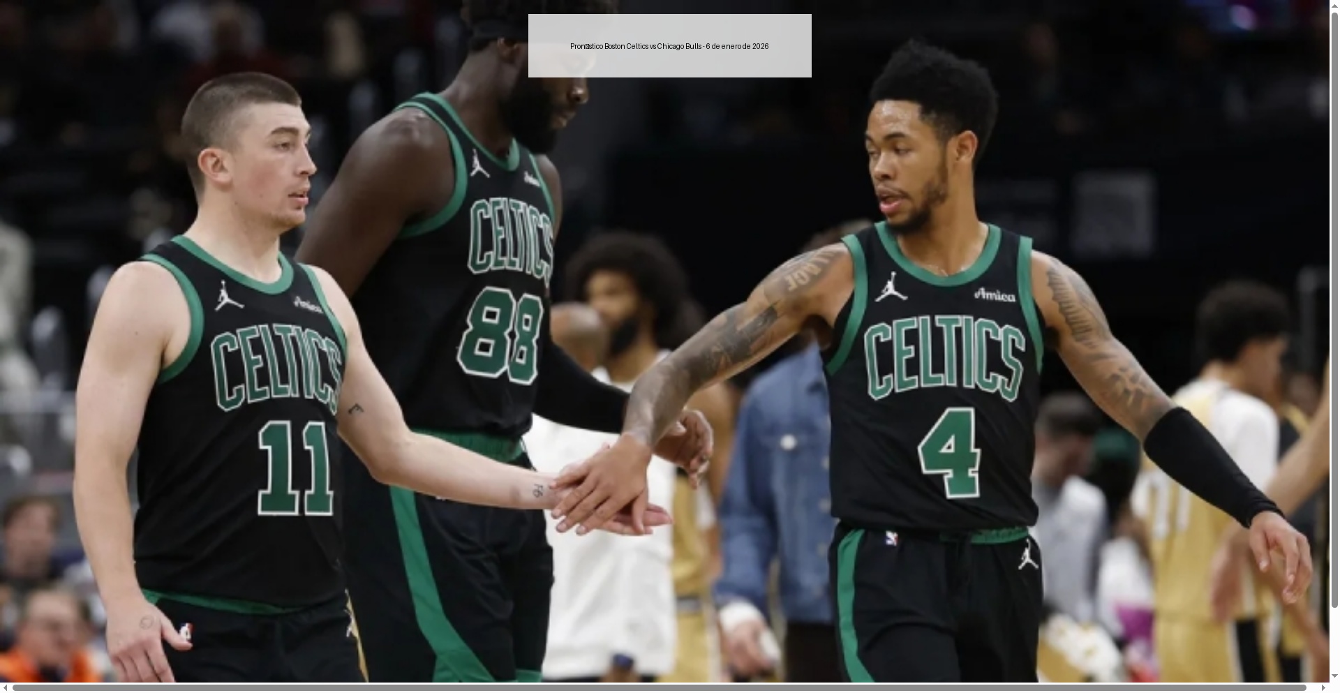 Boston Celtics vs Chicago Bulls Prediction – January 6, 2026