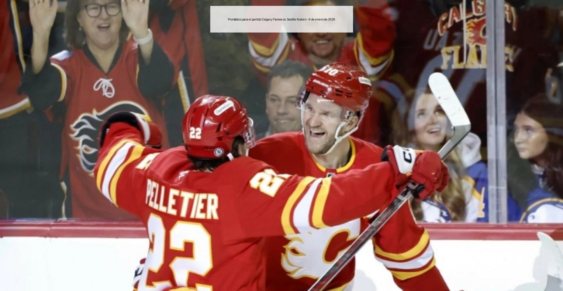 Pronóstico para el partido Calgary Flames vs. Seattle Kraken - 6 de enero de 2026