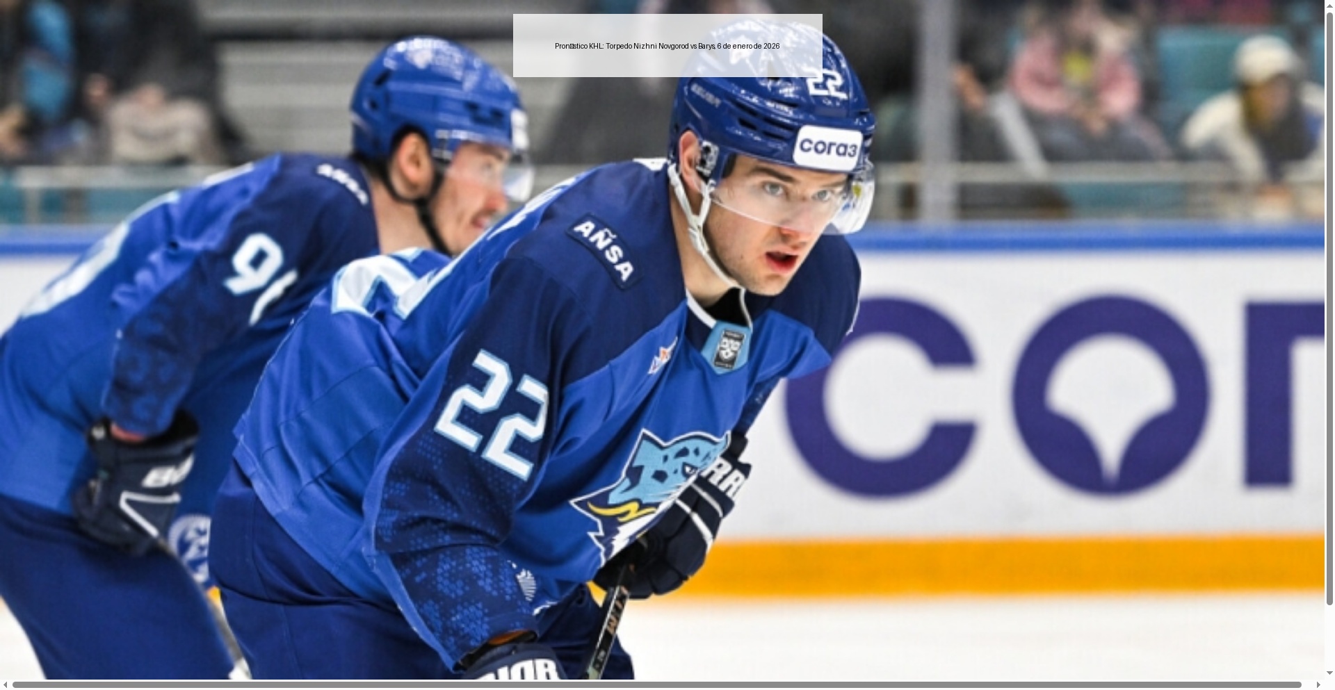 KHL Prediction: Torpedo Nizhni Novgorod vs Barys, January 6, 2026