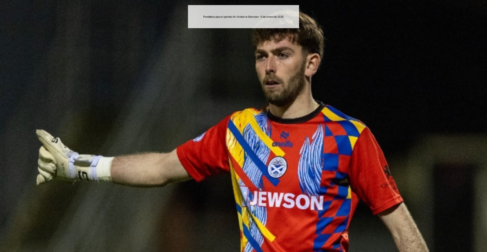 Prediction for the match Air United vs Stranraer - January 6, 2026