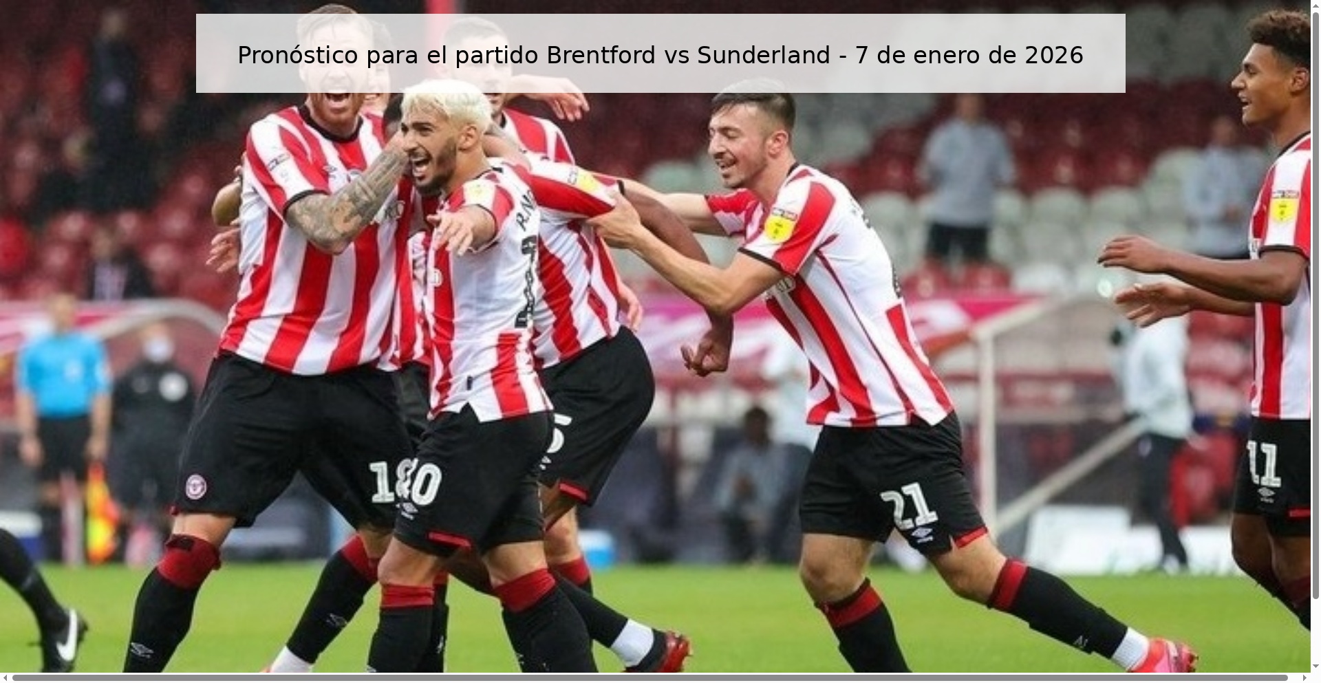 Brentford vs Sunderland Prediction – January 7, 2026