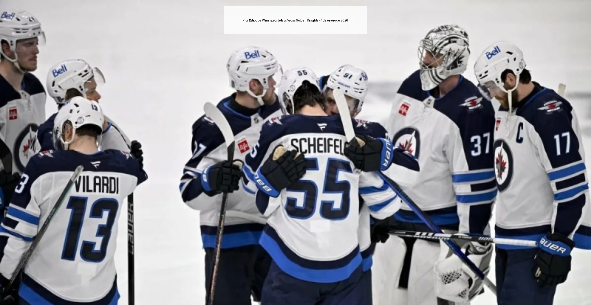 Pronóstico de Winnipeg Jets vs Vegas Golden Knights - 7 de enero de 2026 Pronóstico de Winnipeg Jets vs Vegas Golden Knights - 7 de enero de 2026
