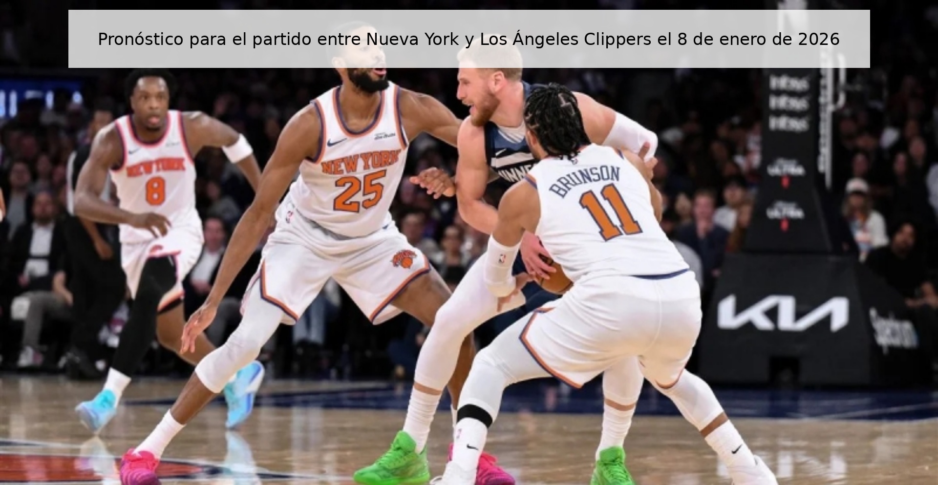 Prediction for the game between New York and the Los Angeles Clippers on January 8, 2026