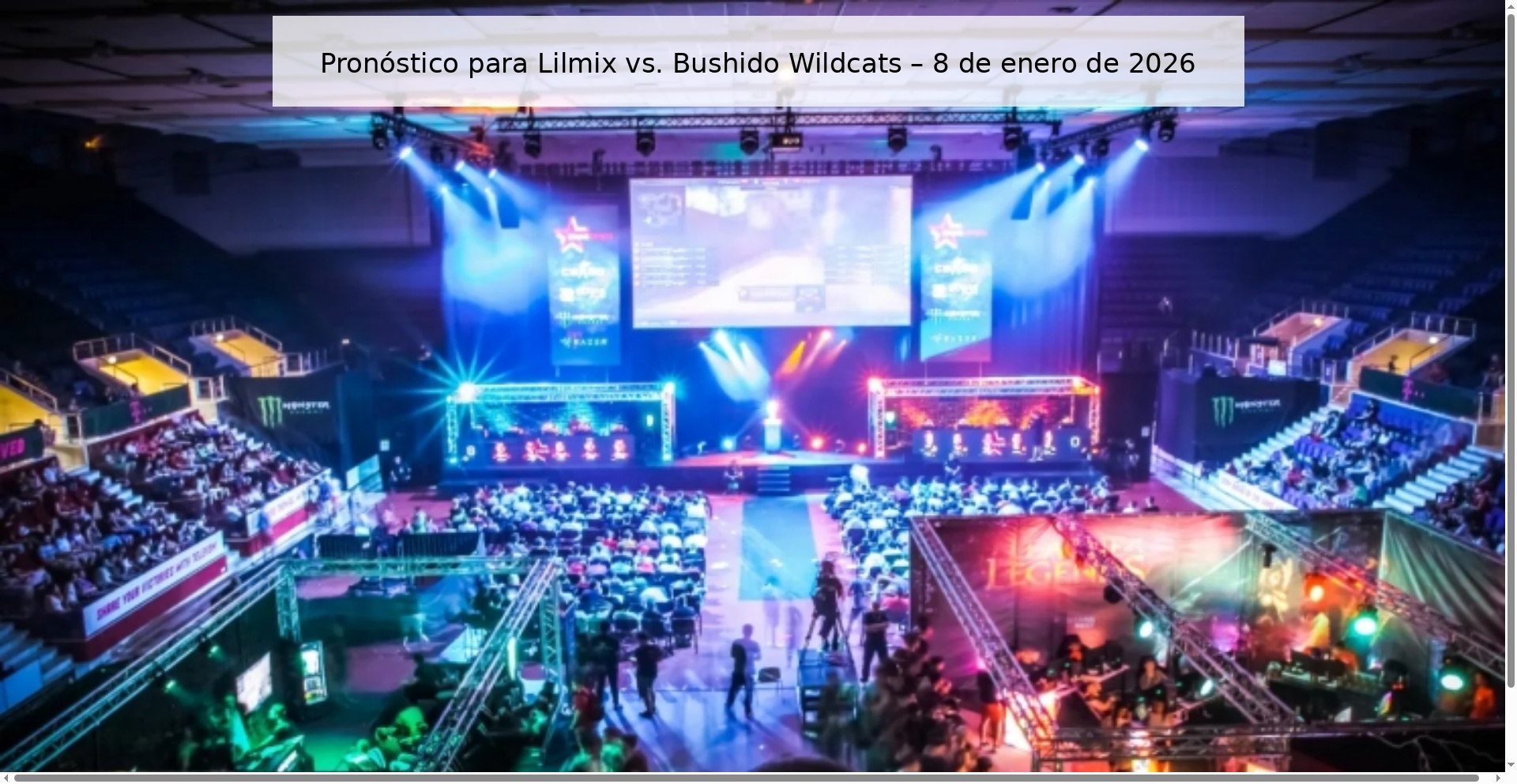 Prediction for Lilmix vs. Bushido Wildcats – January 8, 2026