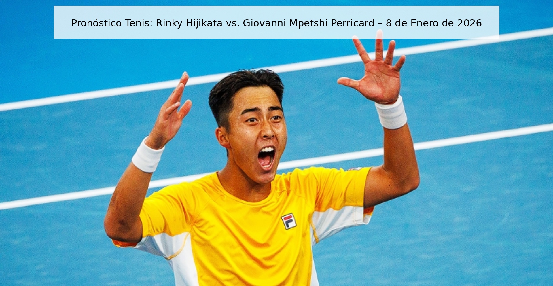 Tennis Prediction: Rinky Hijikata vs. Giovanni Mpetshi Perricard – January 8, 2026