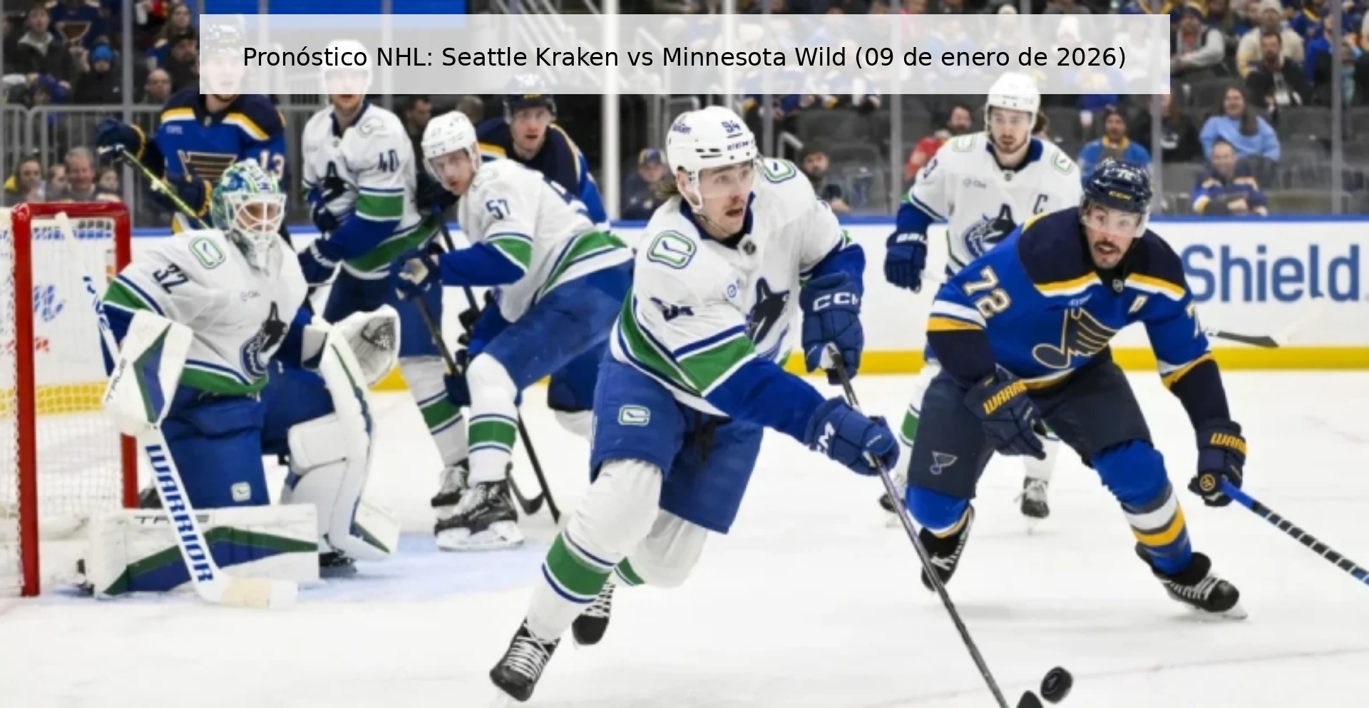 Pronóstico NHL: Seattle Kraken vs Minnesota Wild (09 de enero de 2026)