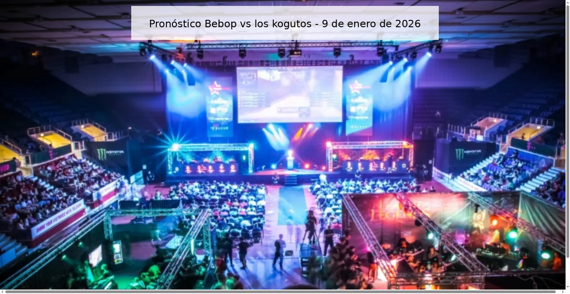 Bebop vs the Kogutos Prediction - January 9, 2026