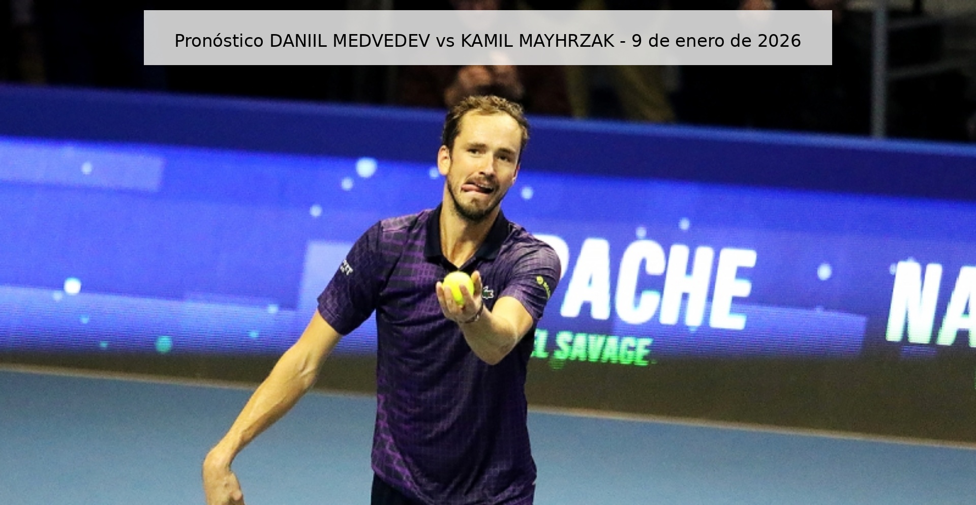 Pronóstico DANIIL MEDVEDEV vs KAMIL MAYHRZAK - 9 de enero de 2026