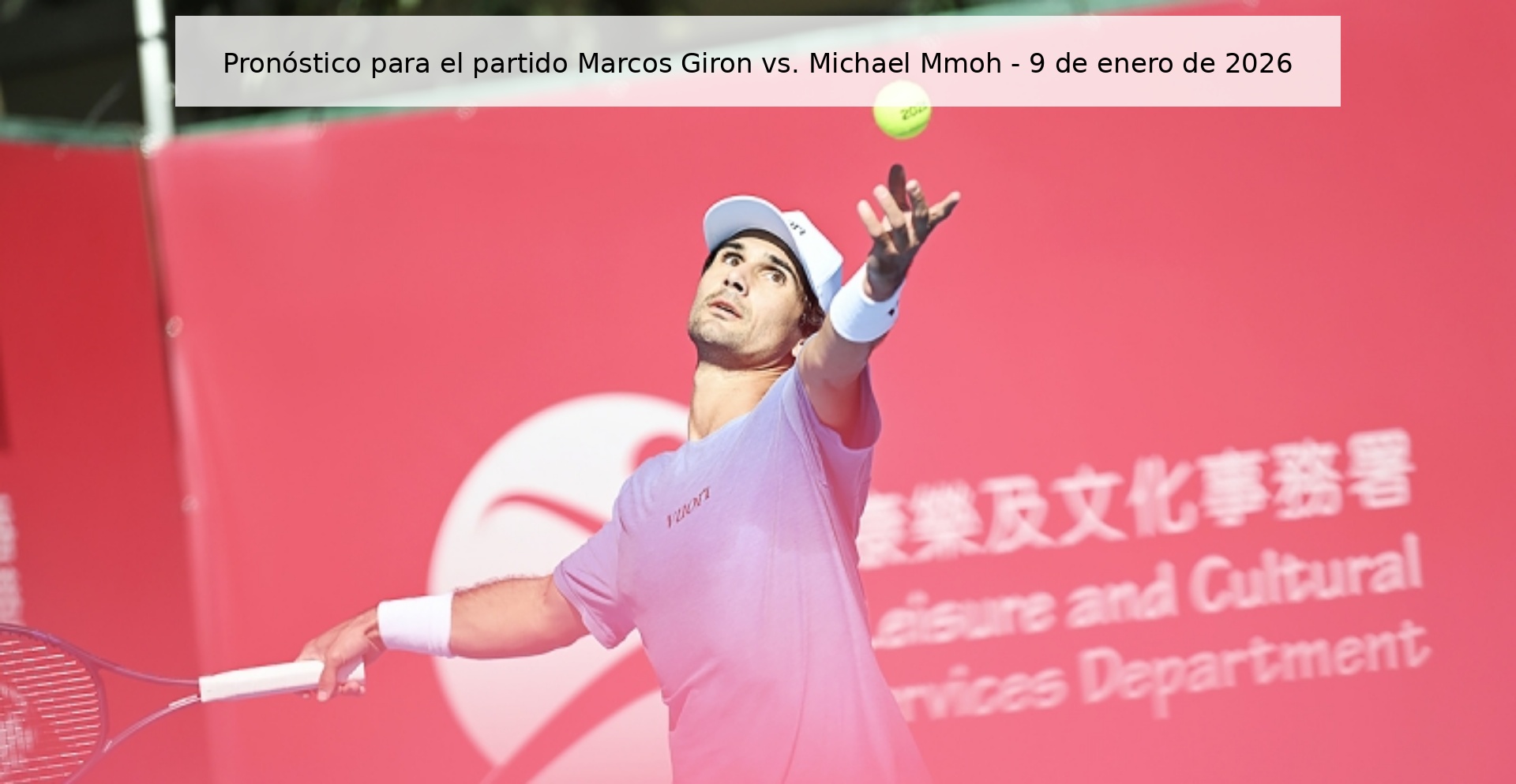 Pronóstico para el partido Marcos Giron vs. Michael Mmoh - 9 de enero de 2026