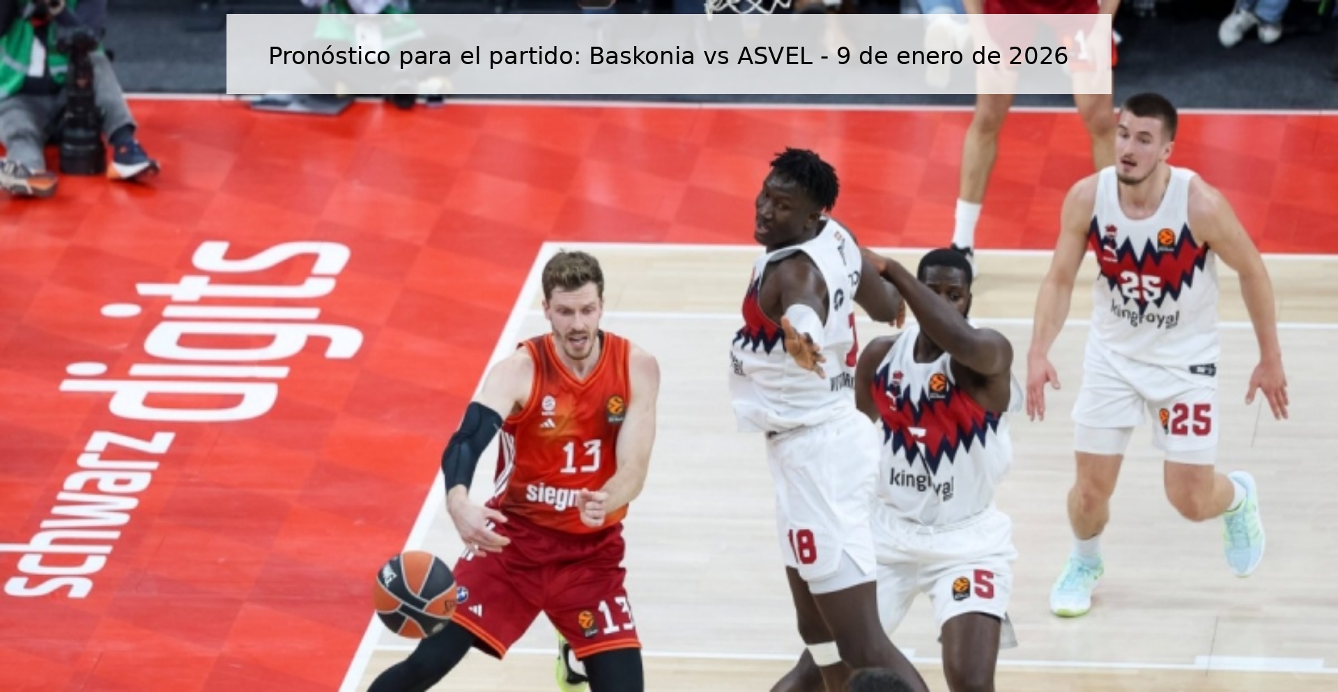 Prediction for the match: Baskonia vs ASVEL - January 9, 2026