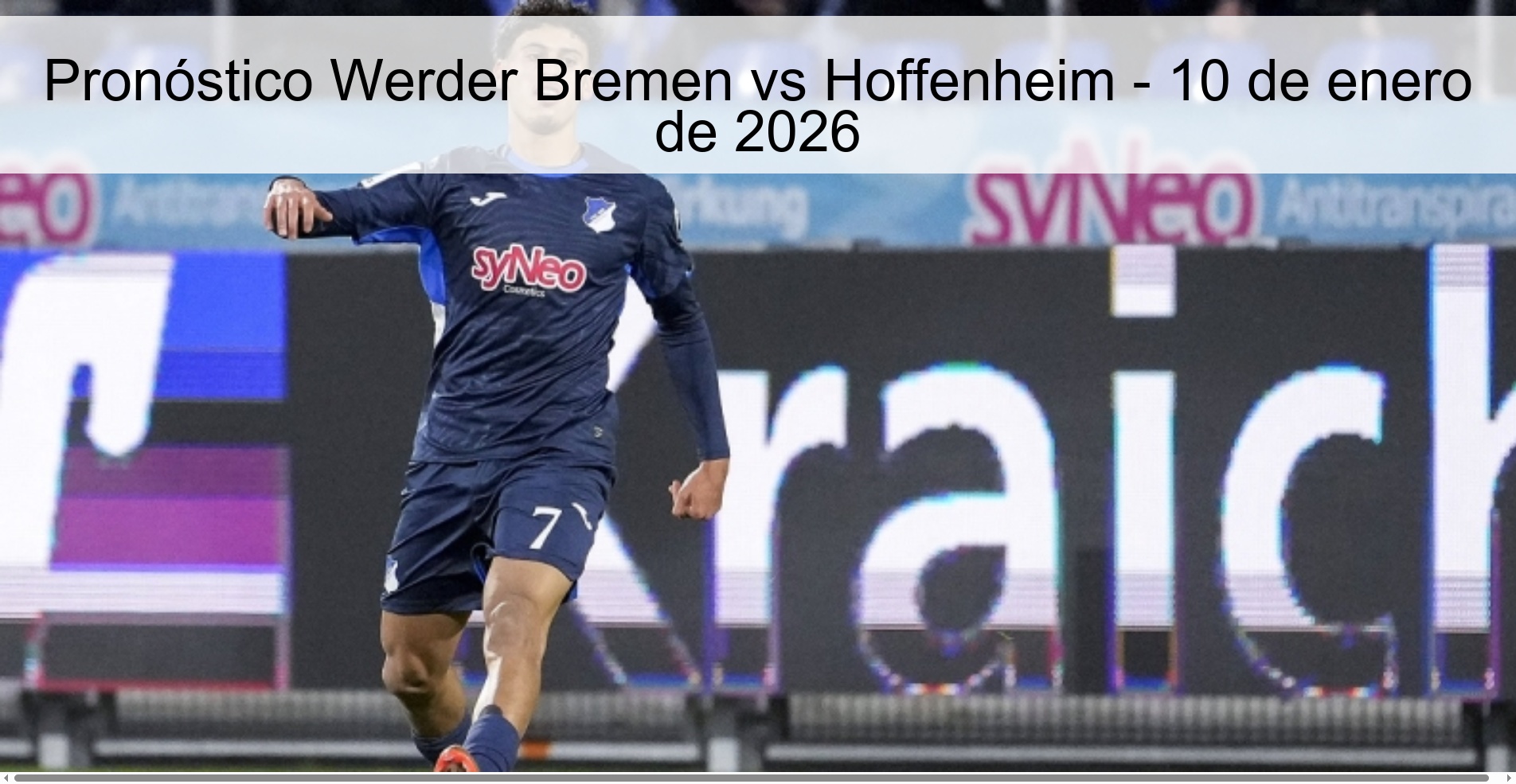 Werder Bremen vs Hoffenheim Prediction – January 10, 2026