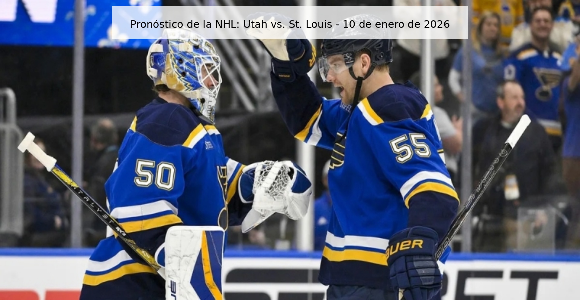 NHL Prediction: Utah vs. St. Louis - January 10, 2026
