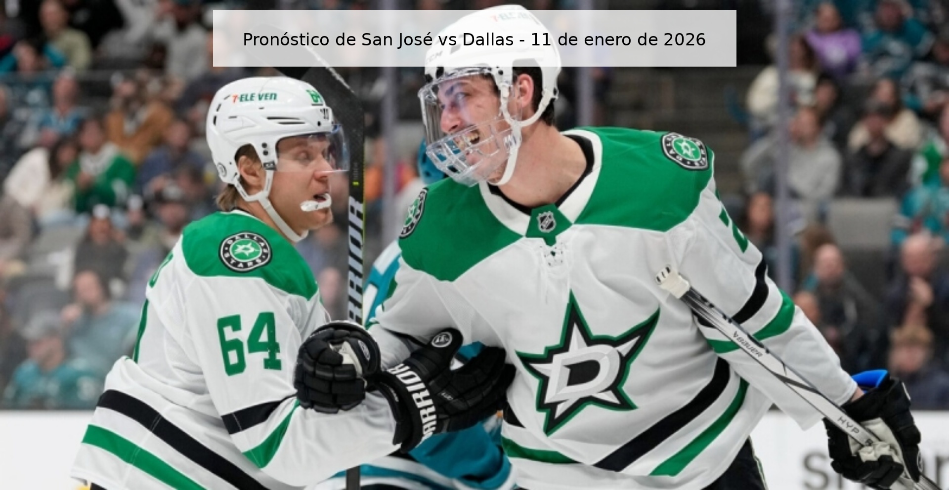 Pronóstico de San José vs Dallas - 11 de enero de 2026