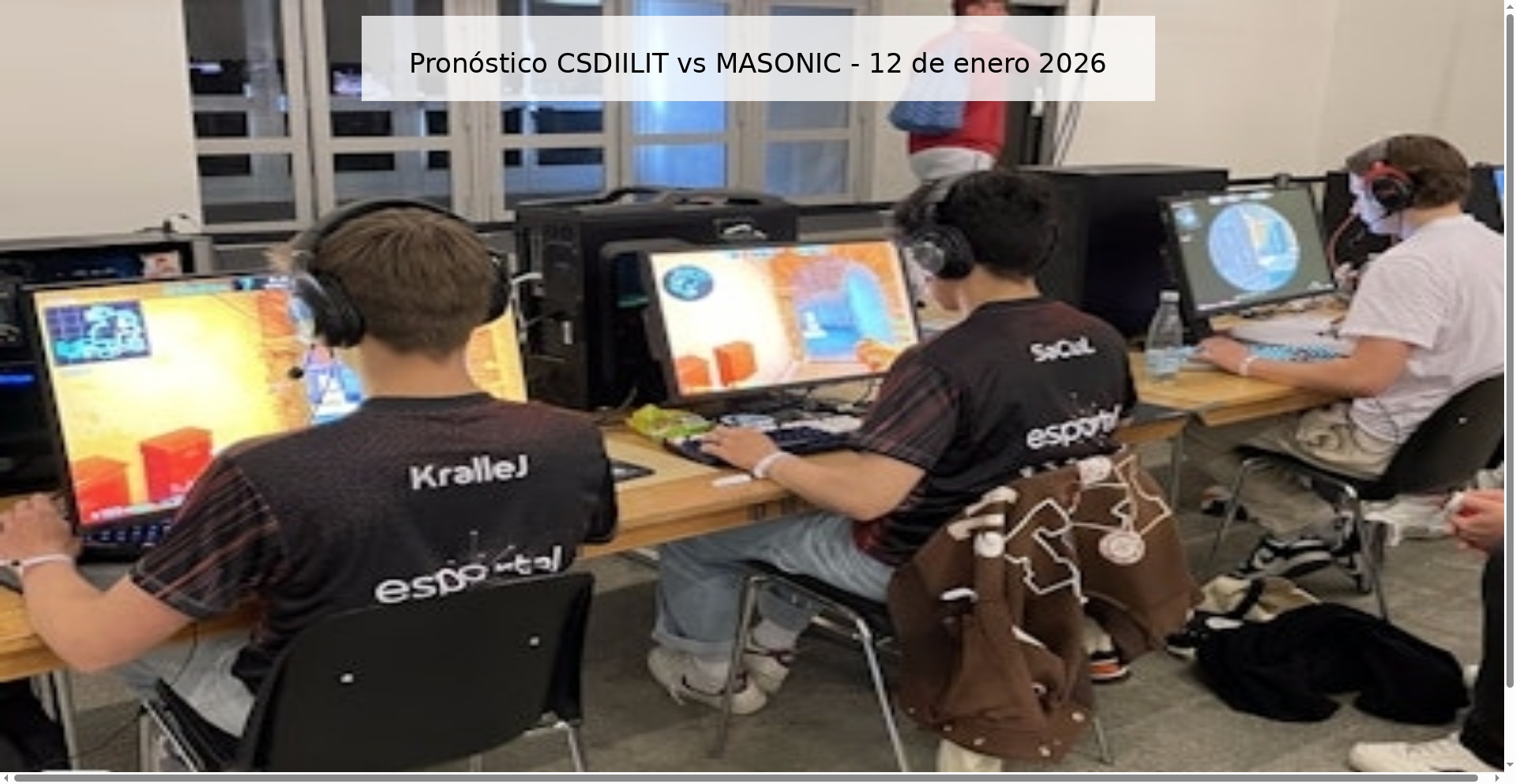 CSDIILIT vs MASONIC Prediction – January 12, 2026