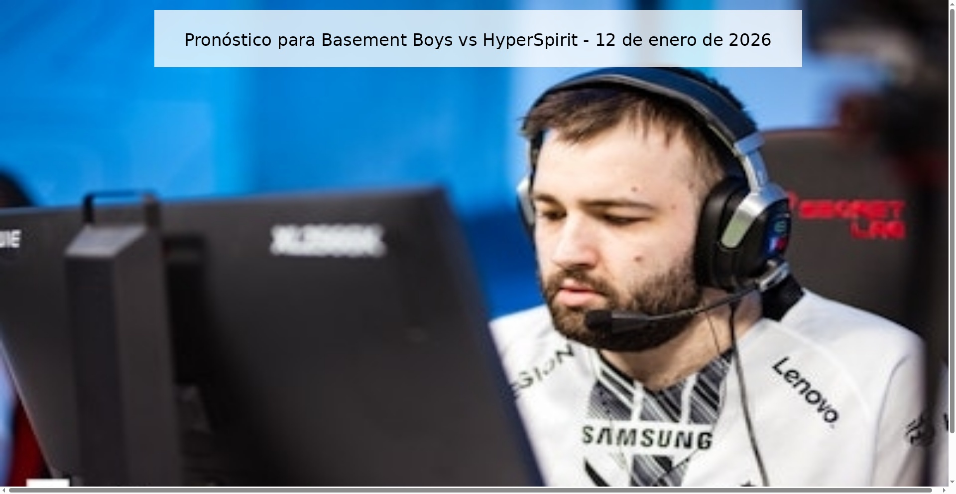 Prediction for Basement Boys vs HyperSpirit – January 12, 2026