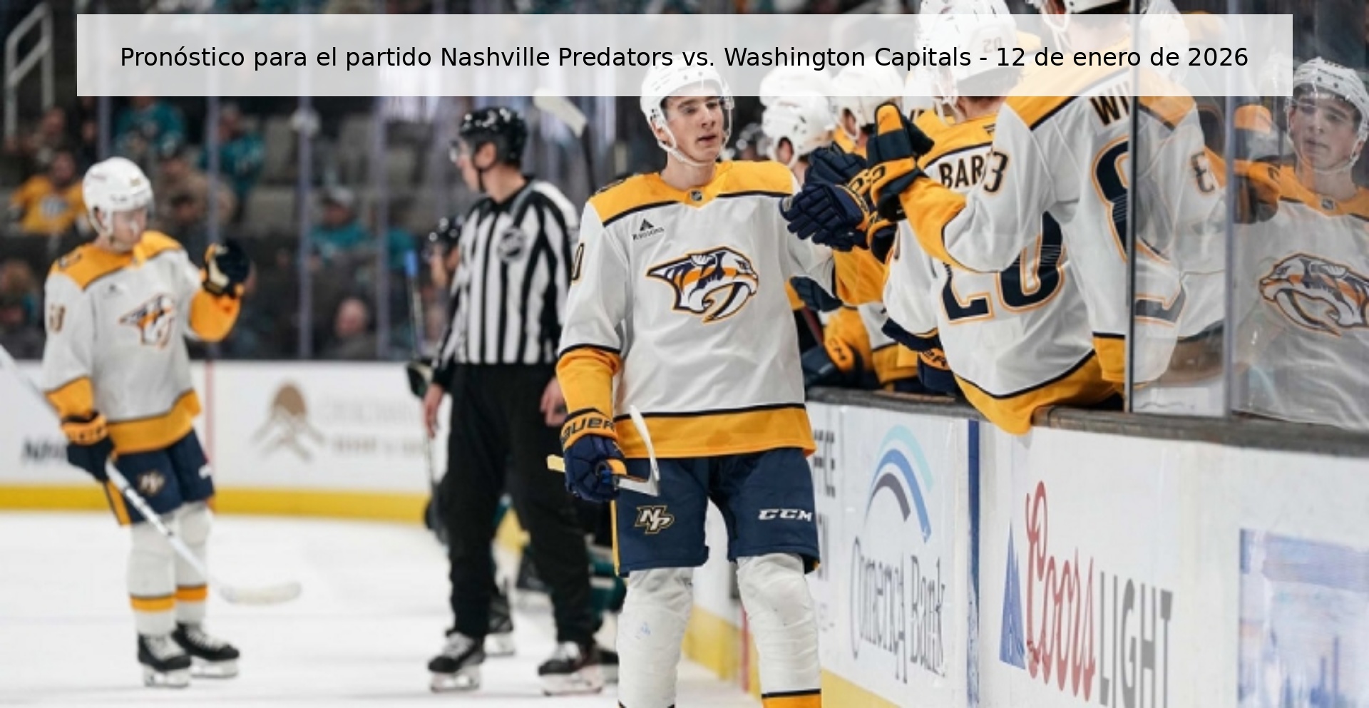 Pronóstico para el partido Nashville Predators vs. Washington Capitals - 12 de enero de 2026