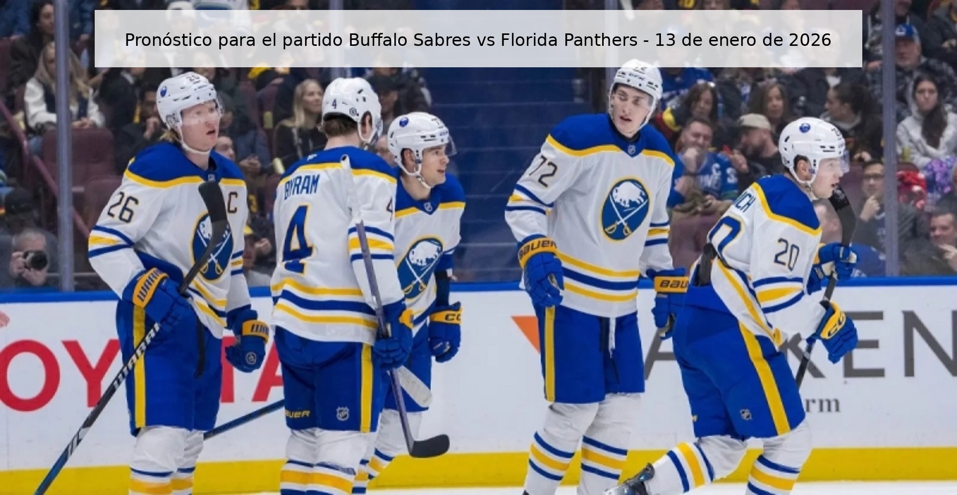 Pronóstico para el partido Buffalo Sabres vs Florida Panthers - 13 de enero de 2026