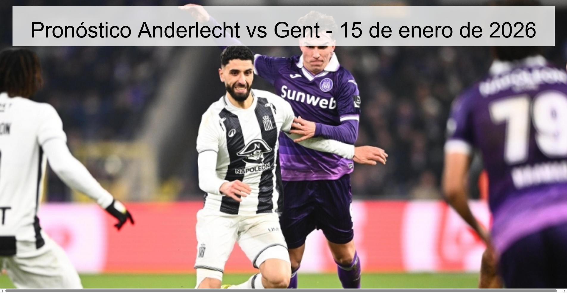 Anderlecht vs Gent Prediction – January 15, 2026