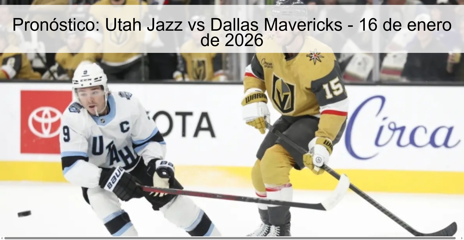 Pronóstico: Utah Jazz vs Dallas Mavericks - 16 de enero de 2026