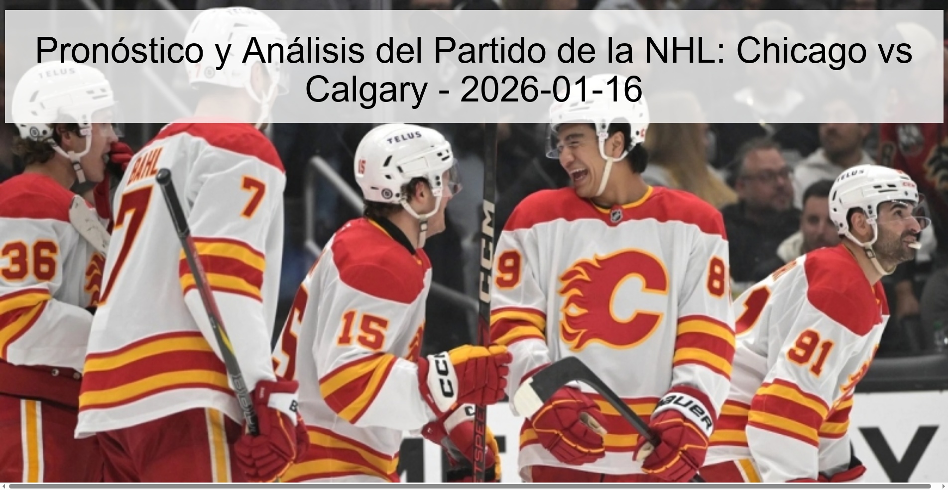 NHL Match Prediction and Analysis: Chicago vs Calgary - 2026-01-16