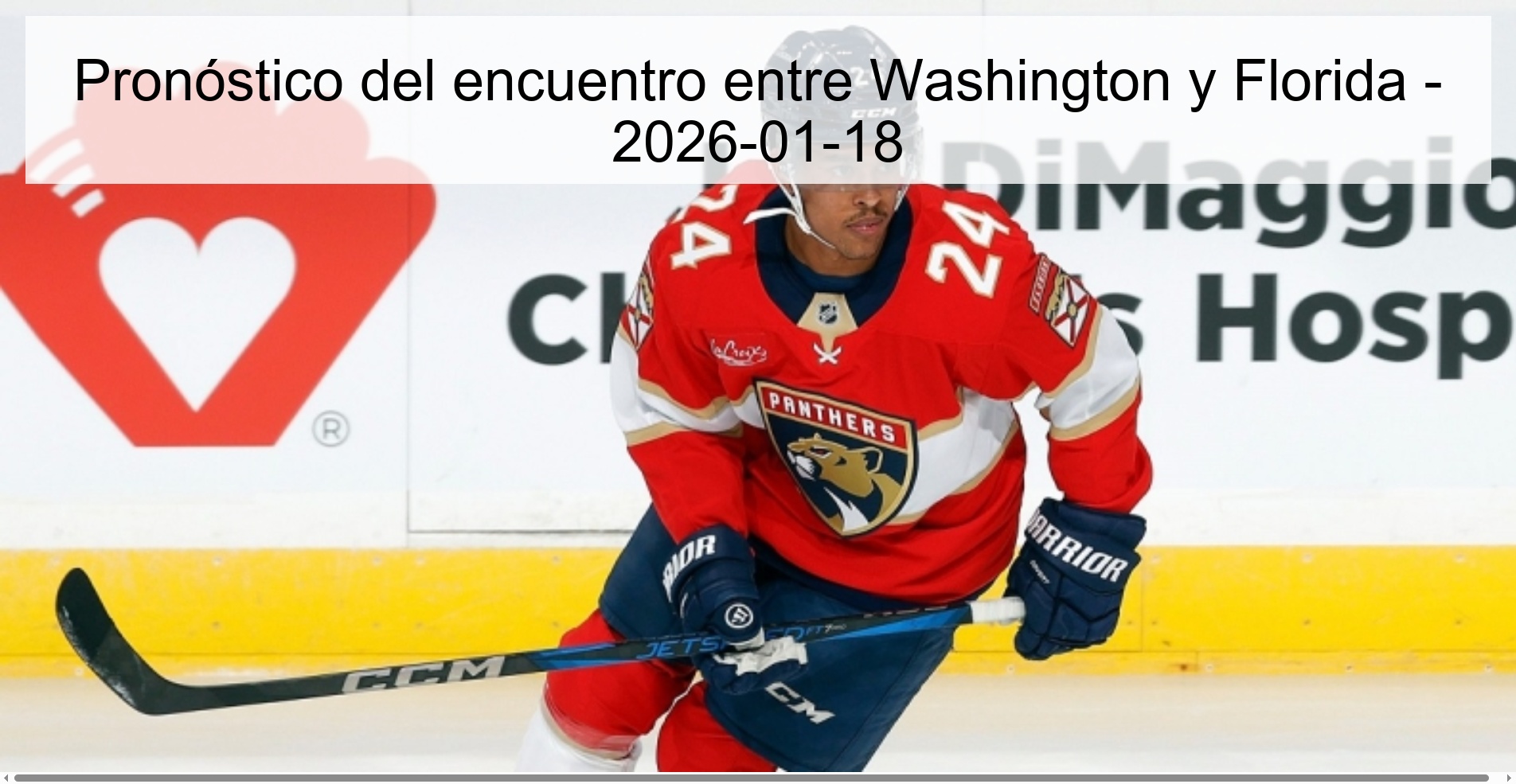 Prediction of the meeting between Washington and Florida - 2026-01-18