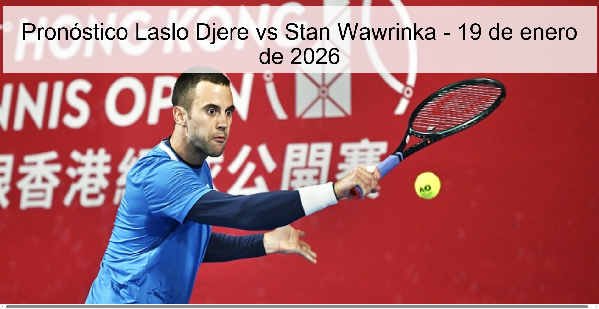 Laslo Djere vs Stan Wawrinka Prediction – January 19, 2026