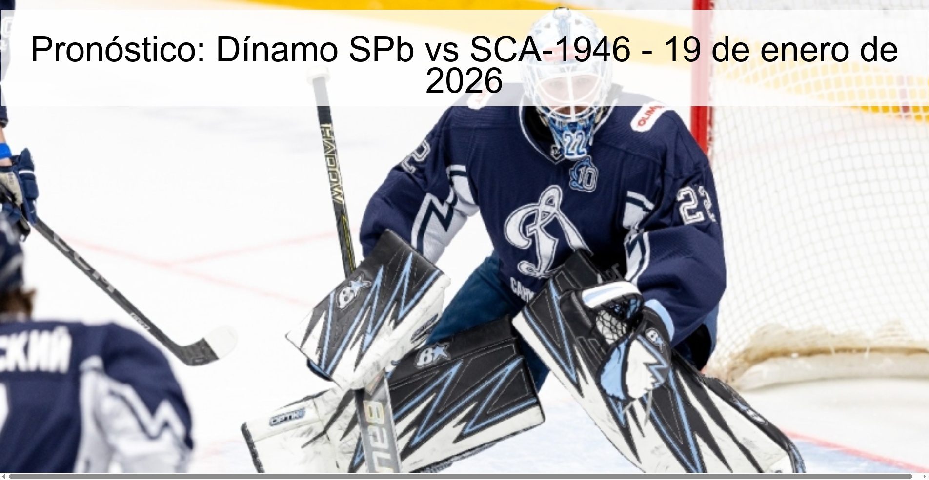Prediction: Dinamo SPb vs SCA-1946 – January 19, 2026