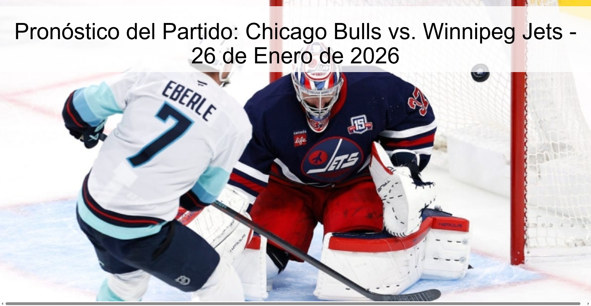 Match Prediction: Chicago Bulls vs. Winnipeg Jets - January 26, 2026