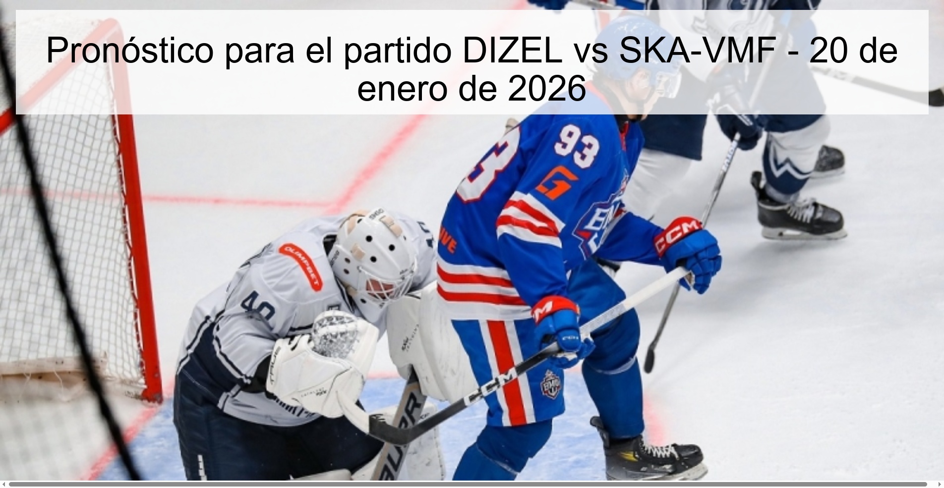 Prediction for the match DIZEL vs SKA-VMF - January 20, 2026