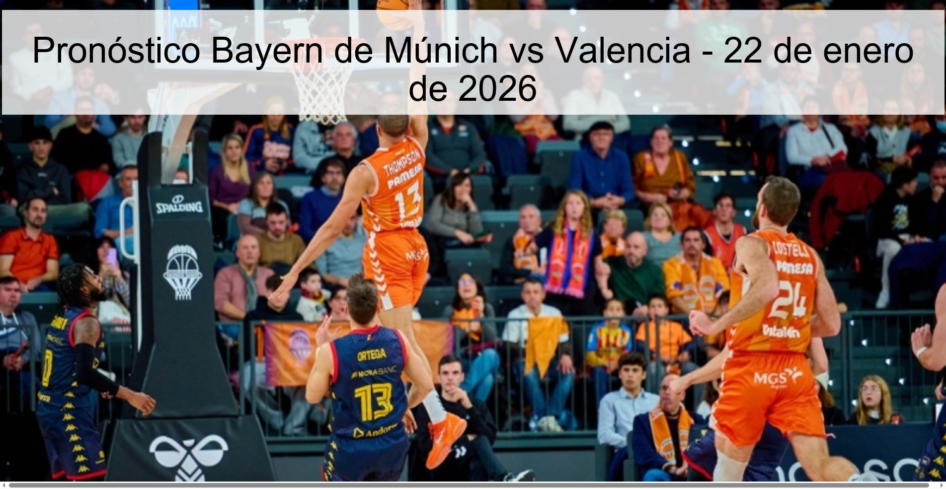 Bayern Munich vs Valencia Prediction - January 22, 2026