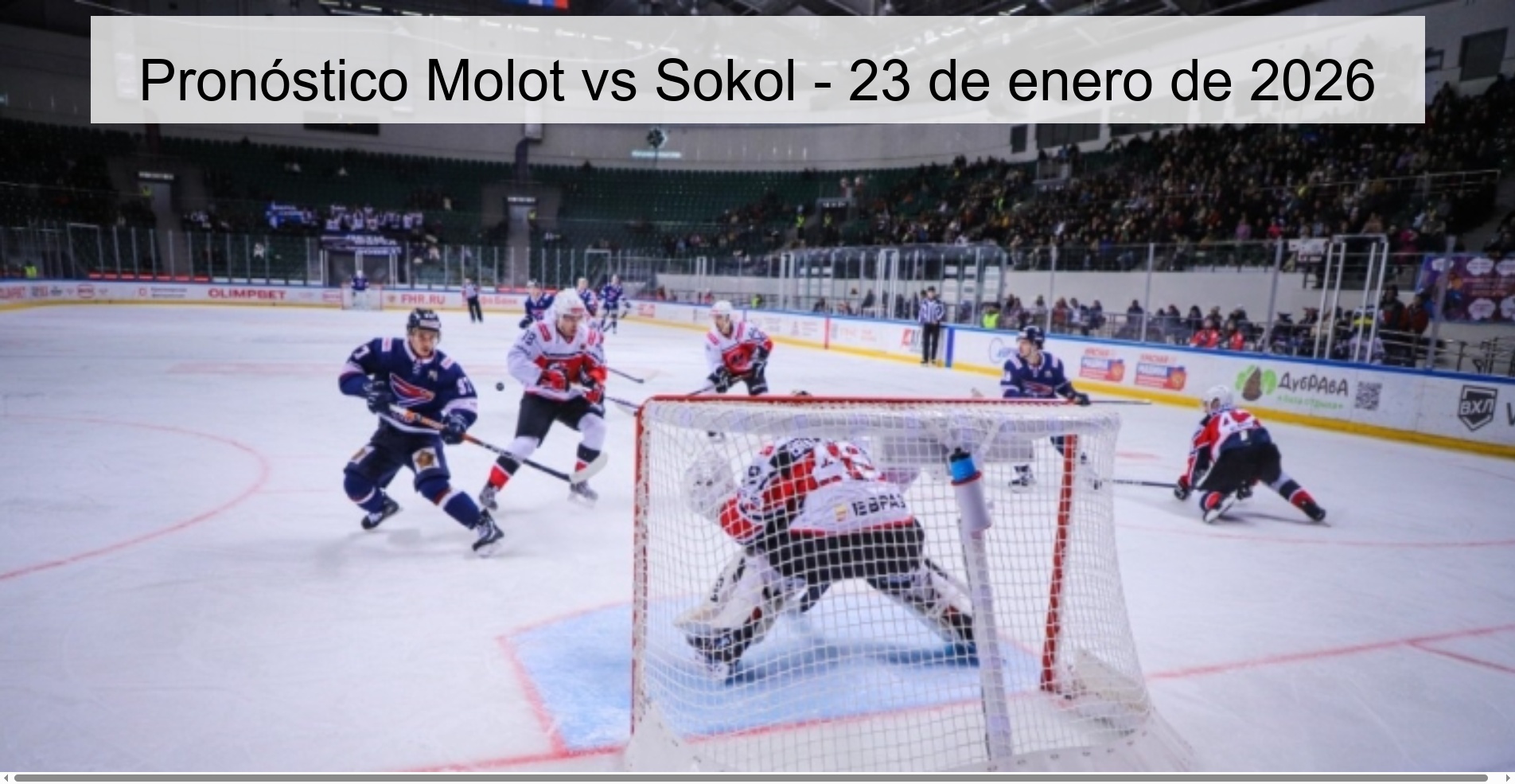 Molot vs Sokol Prediction – January 23, 2026 Molot vs Sokol Prediction – January 23, 2026
