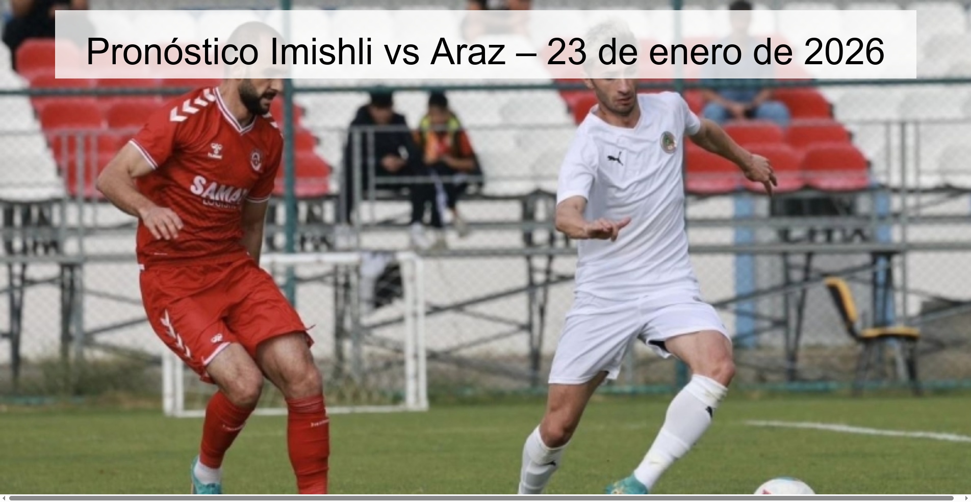 Imishli vs Araz Prediction – January 23, 2026