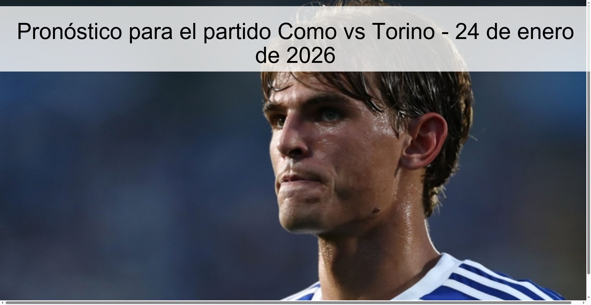 Prediction for the match Como vs Torino - January 24, 2026