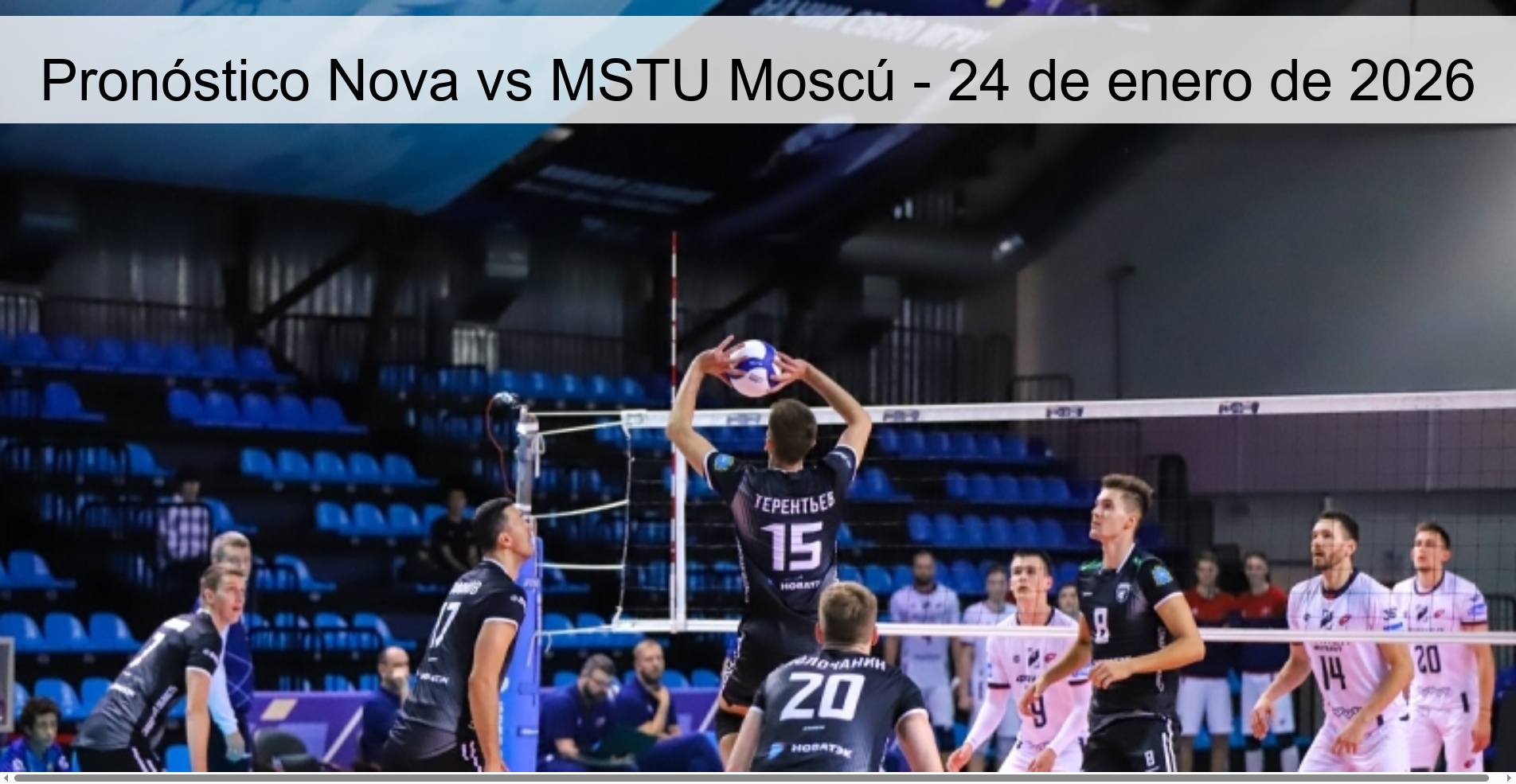Nova vs MSTU Moscow Prediction – January 24, 2026
