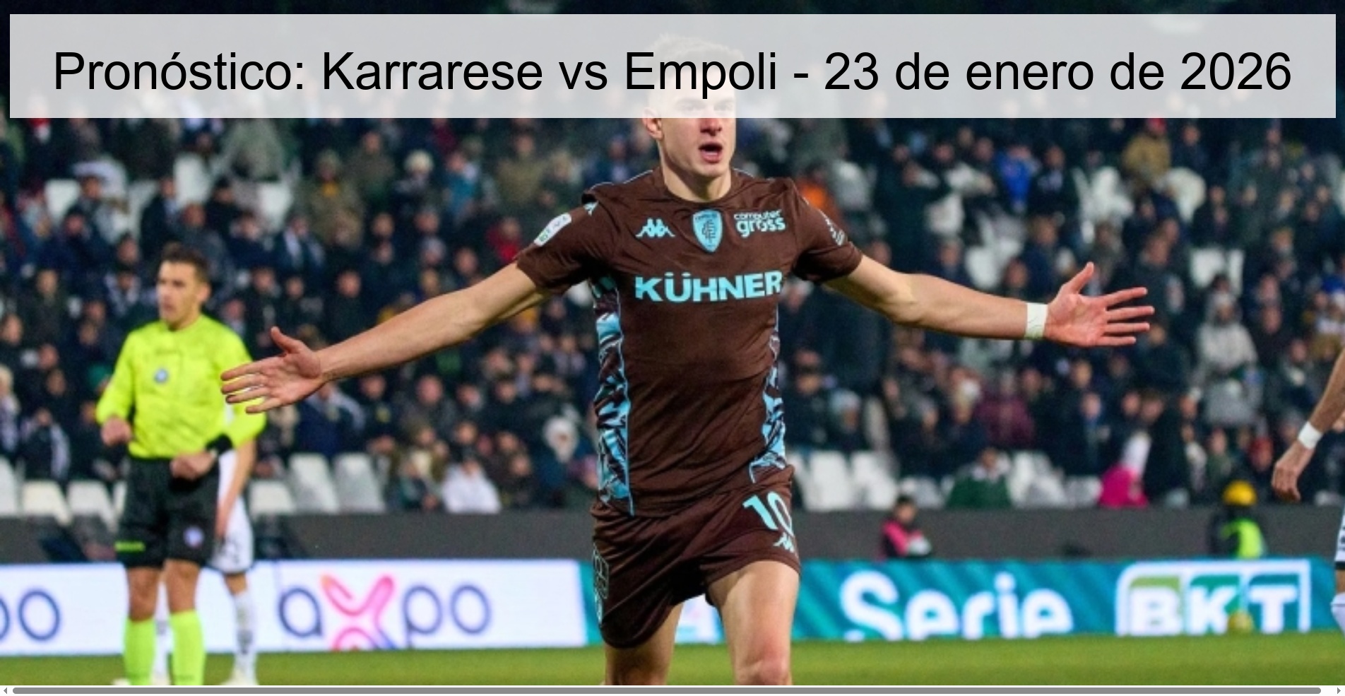Pronóstico: Karrarese vs Empoli - 23 de enero de 2026