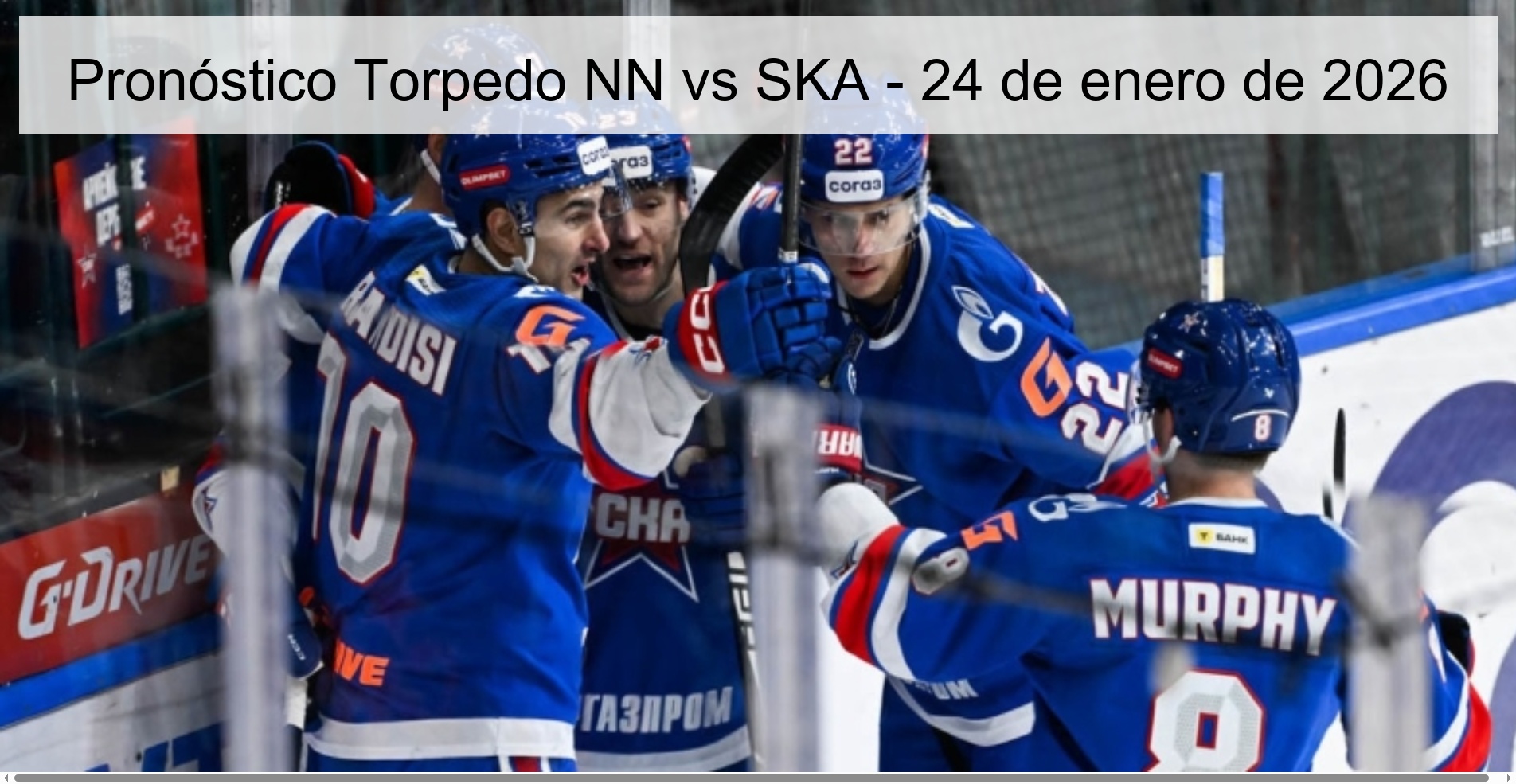 Pronóstico Torpedo NN vs SKA - 24 de enero de 2026