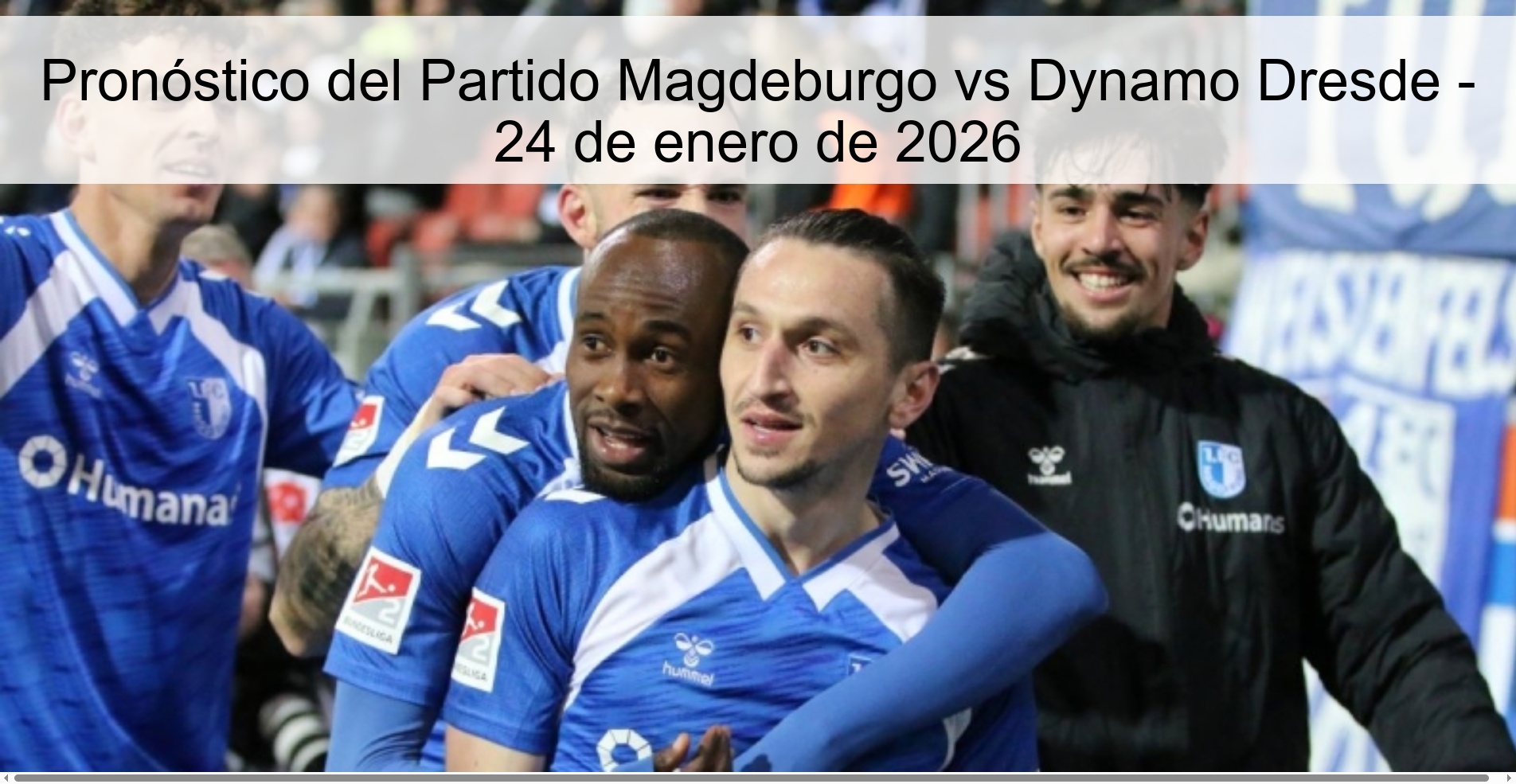 Magdeburg vs Dynamo Dresden Prediction – January 24, 2026