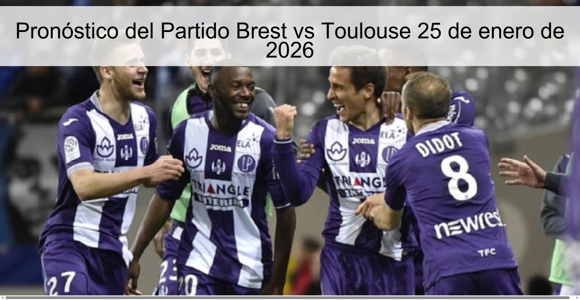 Brest vs Toulouse Match Prediction January 25, 2026 Brest vs Toulouse Match Prediction January 25, 2026