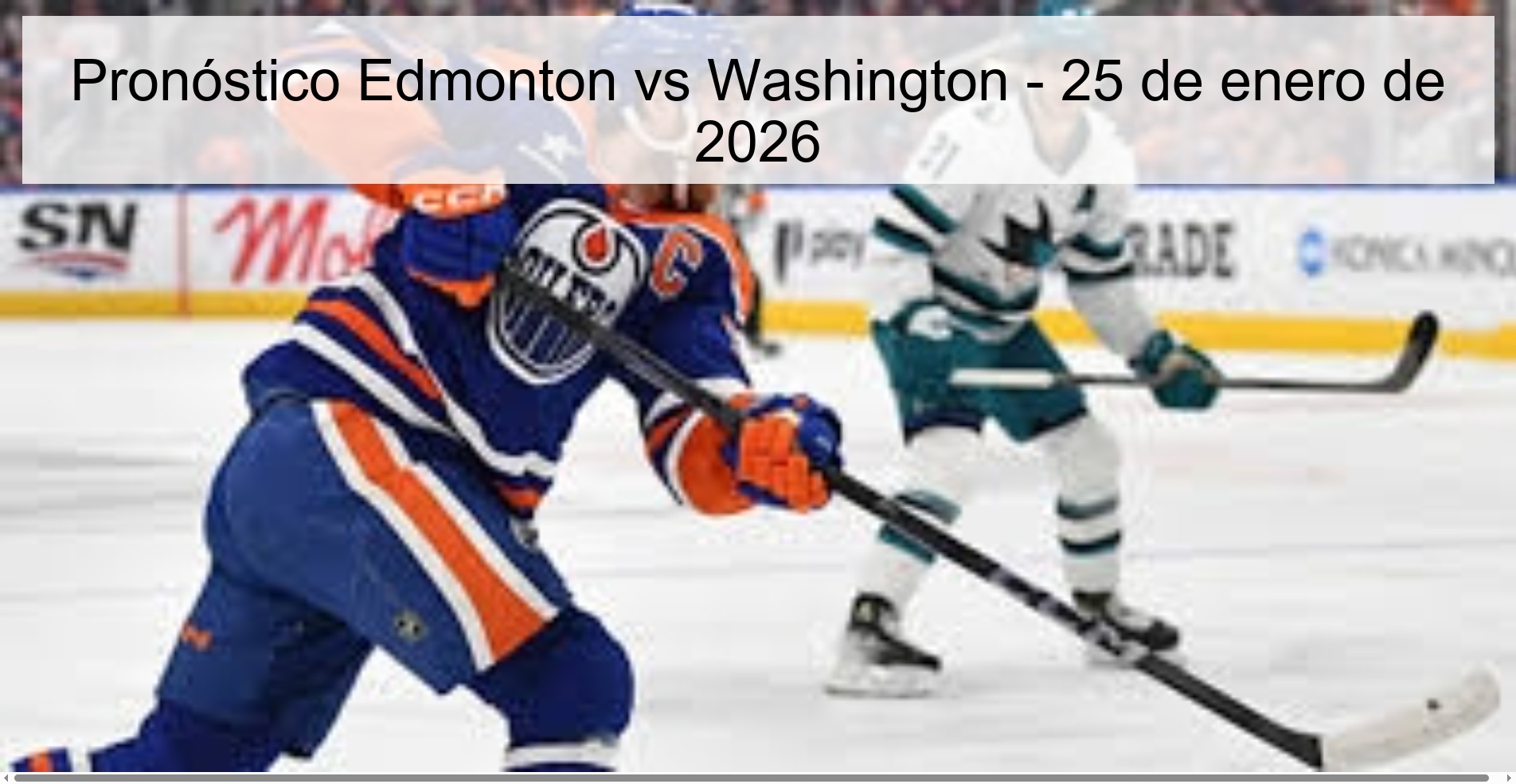 Edmonton vs Washington Prediction – January 25, 2026 Edmonton vs Washington Prediction – January 25, 2026