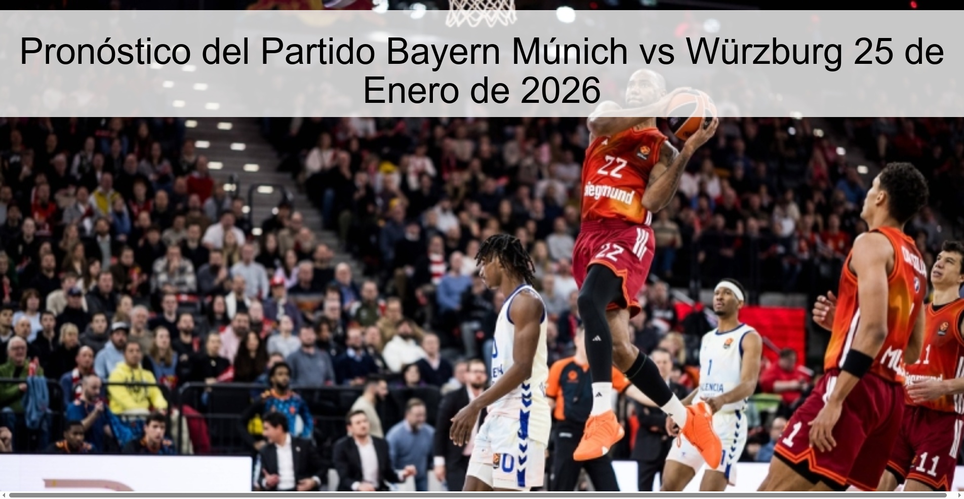 Bayern Munich vs Würzburg Prediction January 25, 2026