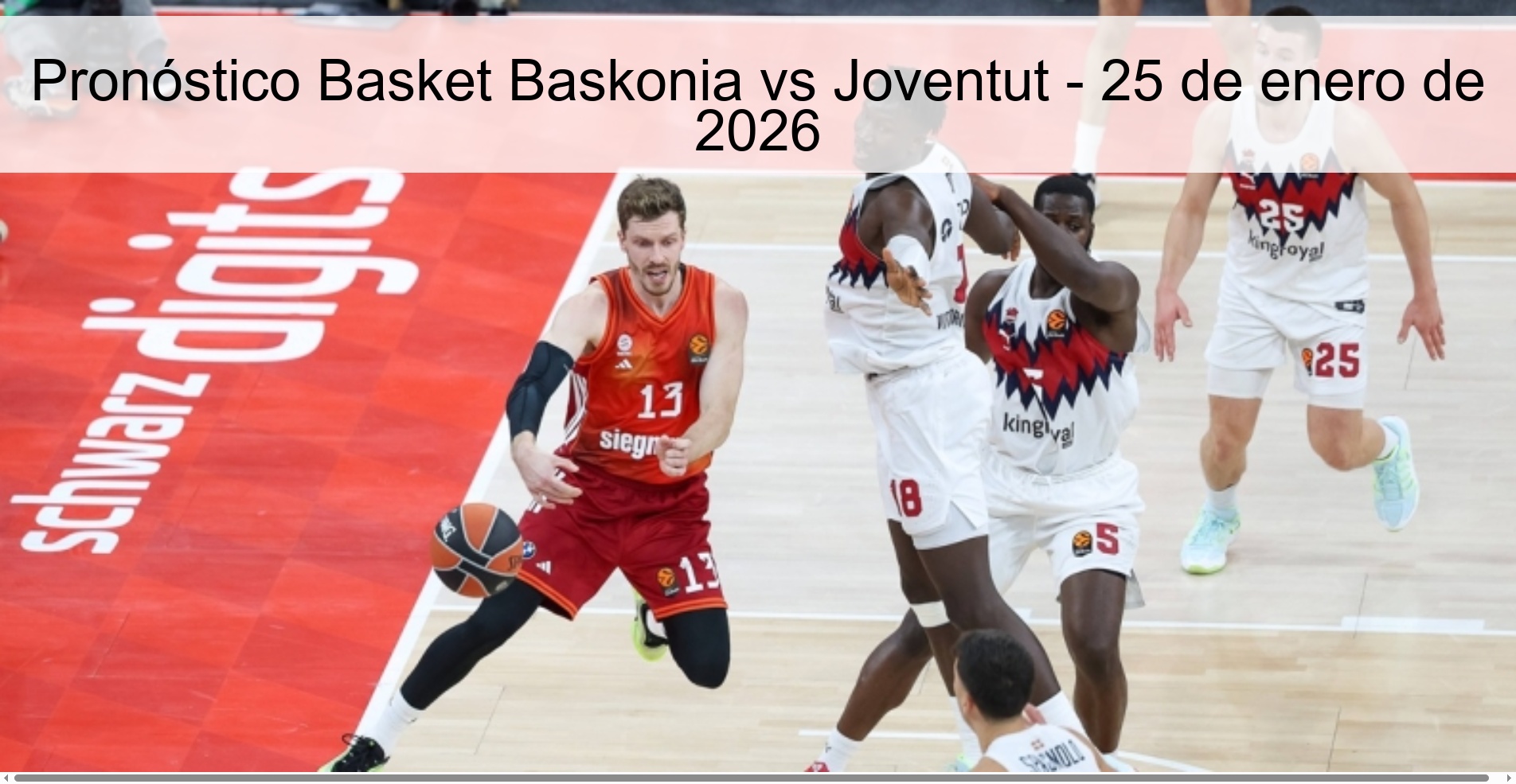 Basket Baskonia vs Joventut Prediction - January 25, 2026