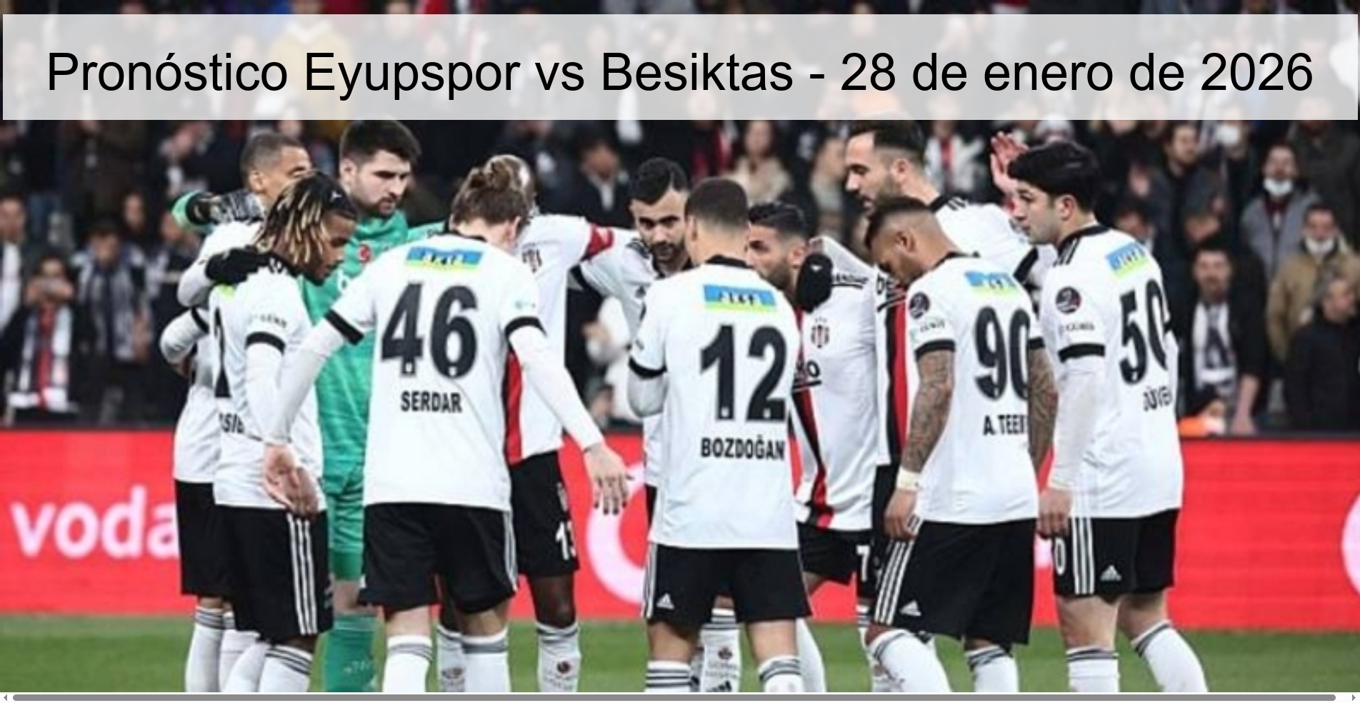 Eyupspor vs Besiktas Prediction – January 28, 2026