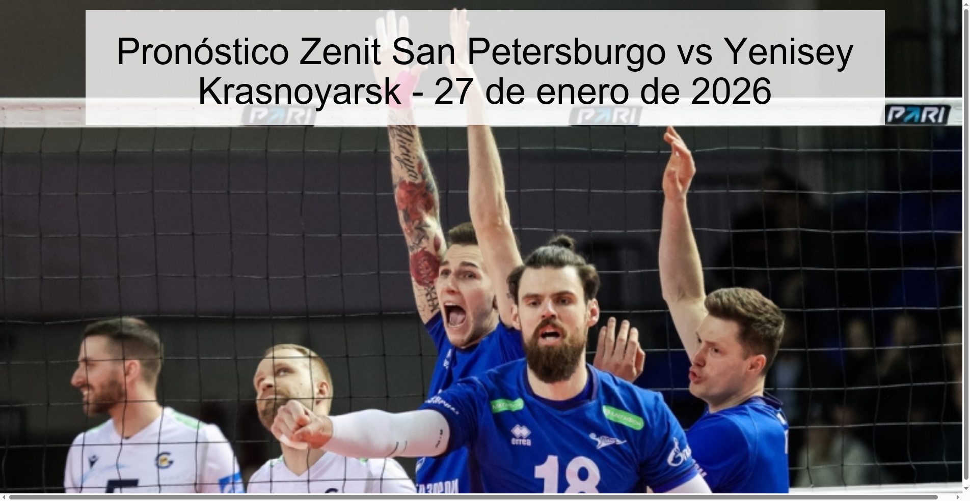 Zenit Saint Petersburg vs Yenisey Krasnoyarsk Prediction – January 27, 2026