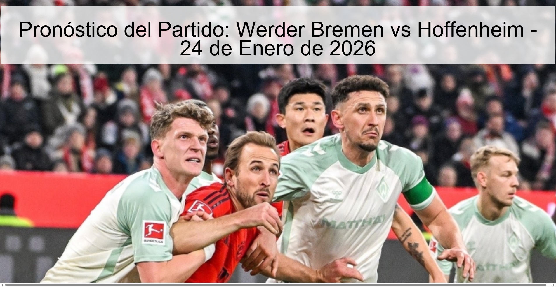 Match Prediction: Werder Bremen vs Hoffenheim - January 24, 2026