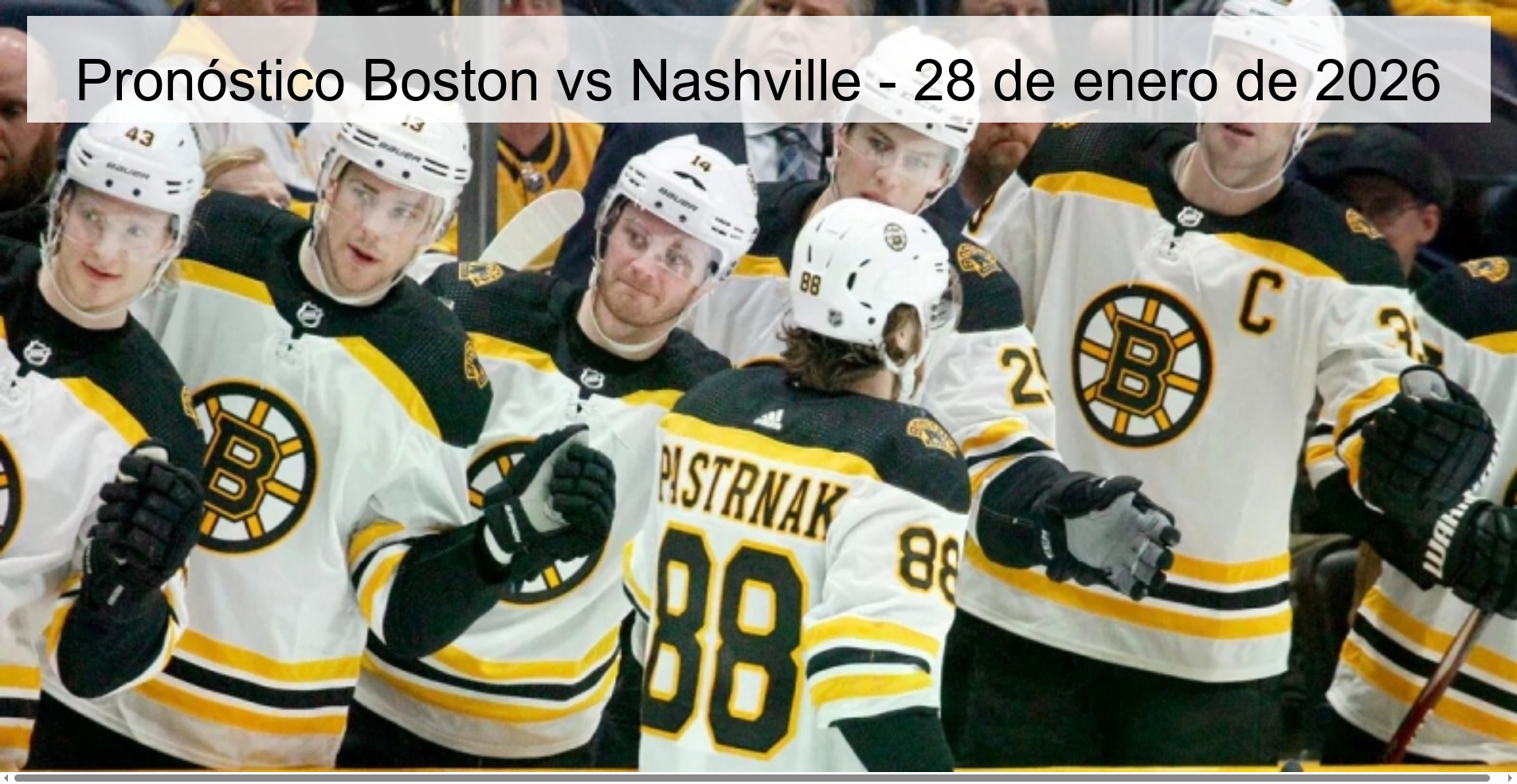 Boston vs Nashville Prediction – January 28, 2026